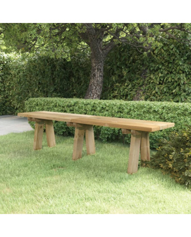 Banc de jardin 160 cm bois de pin massif imprégné | Mobilier & Déco