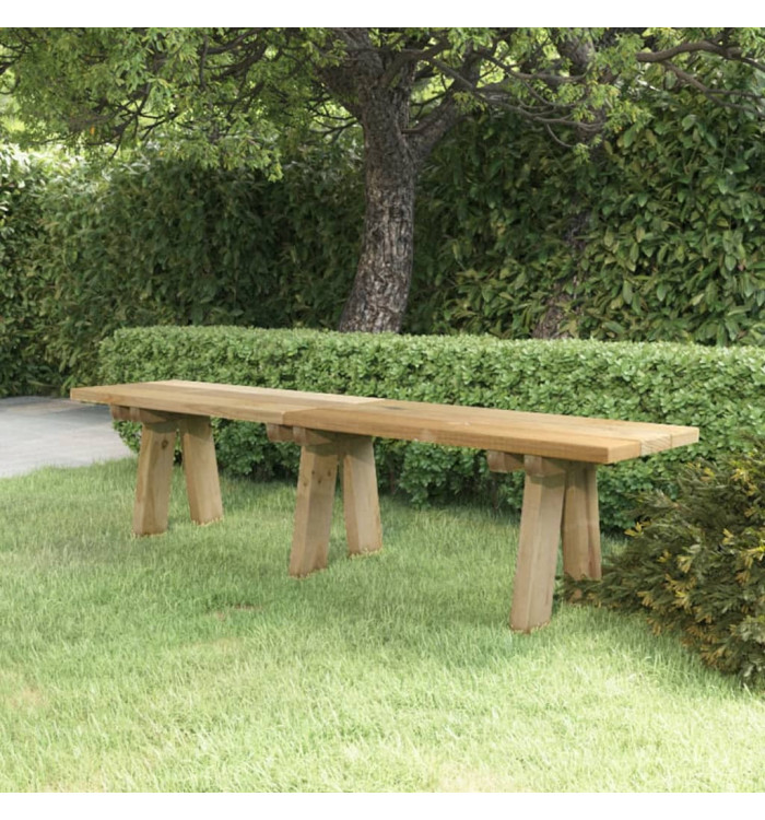 Banc de jardin 160 cm bois de pin massif imprégné | Mobilier & Déco