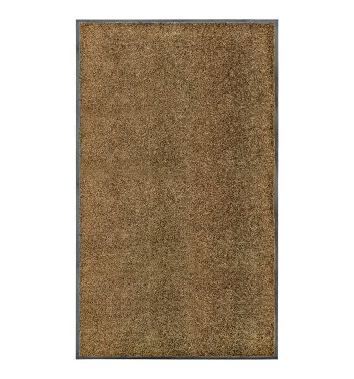 Paillasson lavable Marron 90x150 cm | Mobilier & Déco