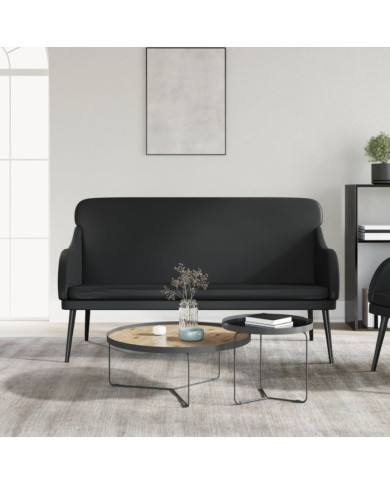 Banc Noir 110x76x80 cm Similicuir | Mobilier & Déco