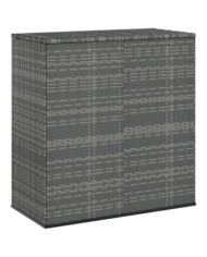 Boîte à coussins de jardin Résine tressée 100x49x103,5 cm Gris | Mobilier & Déco