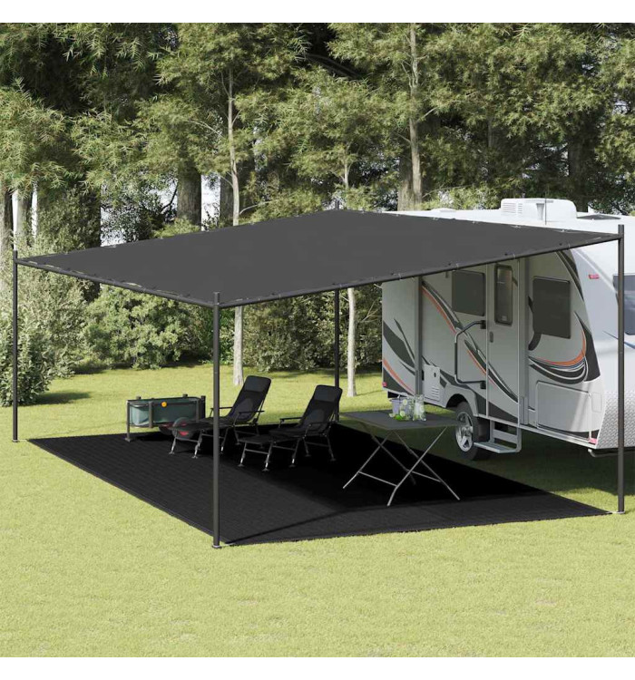 Tapis de tente 400x600 cm Noir | Mobilier & Déco