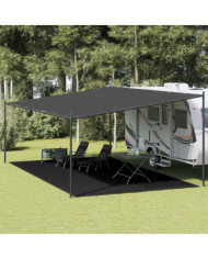Tapis de tente 400x600 cm Noir | Mobilier & Déco