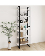 Armoire haute Blanc 80x30x210 cm Bois de pin solide | Mobilier & Déco