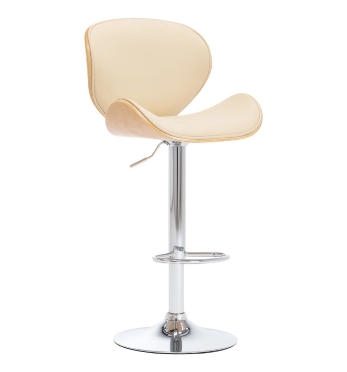 Tabouret de bar Crème Similicuir | Mobilier & Déco