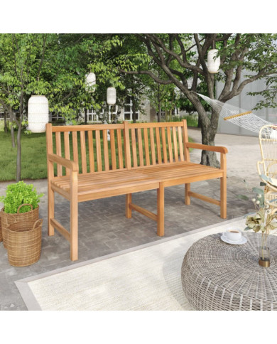 Banc de jardin 150 cm Bois de teck solide | Mobilier & Déco