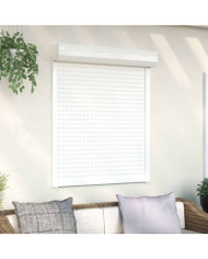 Volet roulant aluminium 100x120 cm blanc | Mobilier & Déco