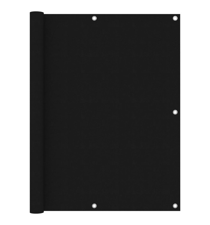 Écran de balcon Noir 120x300 cm Tissu Oxford | Mobilier & Déco