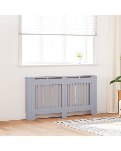 Cache-radiateur anthracite 152x19x81,5 cm MDF | Mobilier & Déco