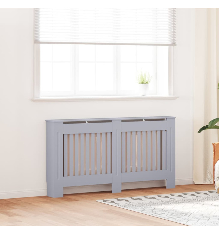 Cache-radiateur anthracite 152x19x81,5 cm MDF | Mobilier & Déco