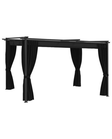 Belvédère 4x3 m Anthracite | Mobilier & Déco