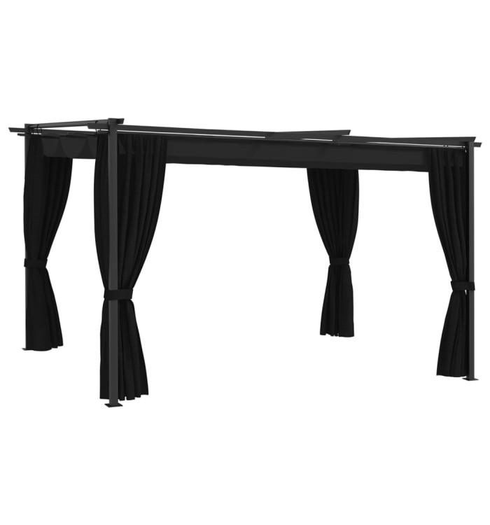 Belvédère 4x3 m Anthracite | Mobilier & Déco