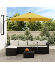 Parasol mural jaune 290 cm | Mobilier & Déco