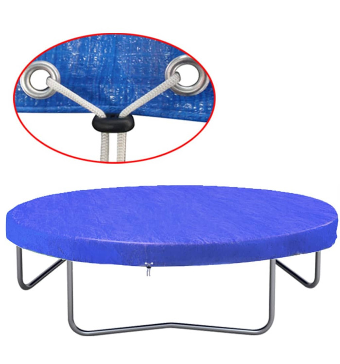 Housse de trampoline PE 360-367 cm 90 g/m² | Mobilier & Déco