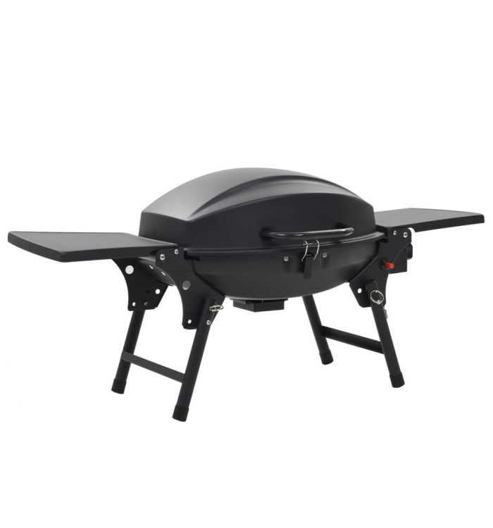 Barbecue à gaz portatif avec zone de cuisson Noir | Mobilier & Déco