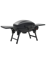 Barbecue à gaz portatif avec zone de cuisson Noir | Mobilier & Déco