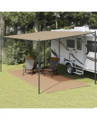 Tapis de tente 250x600 cm Taupe | Mobilier & Déco