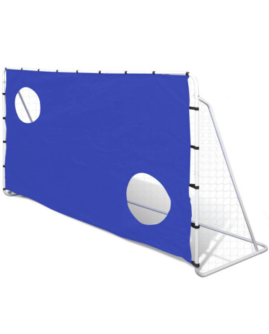 But de Football avec Cibles 240x92x150 cm acier haute qualité | Mobilier & Déco