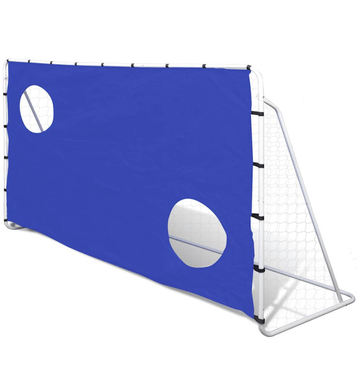But de Football avec Cibles 240x92x150 cm acier haute qualité | Mobilier & Déco