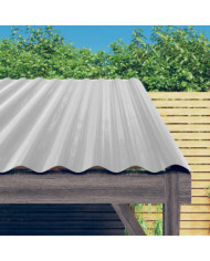 Panneaux de toit 36 pcs Acier enduit de poudre Argenté 60x36 cm | Mobilier & Déco