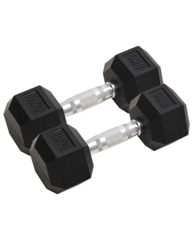 Haltères 2 pcs 16 kg Fonte | Mobilier & Déco