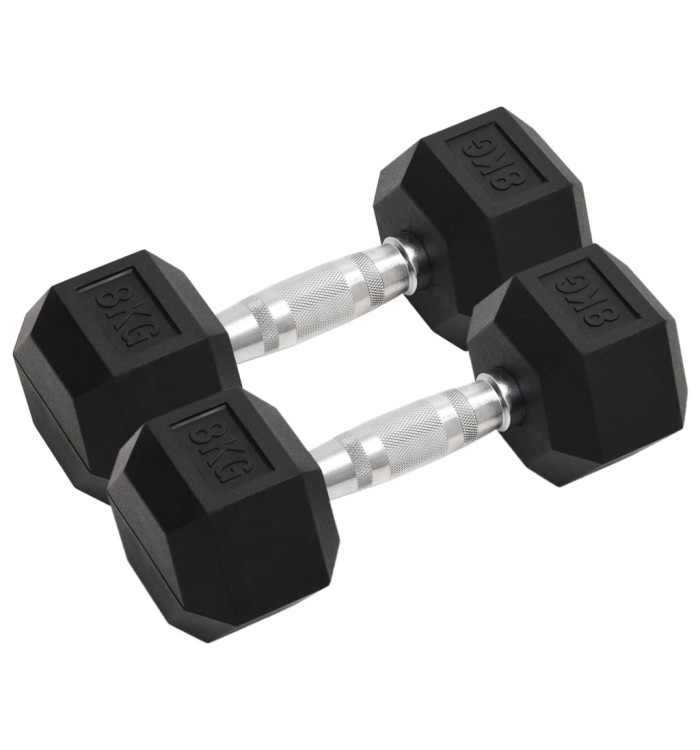 Haltères 2 pcs 16 kg Fonte | Mobilier & Déco