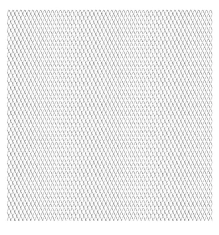 Panneau de grillage de jardin Acier inox 50x50 cm 20x10x2 mm | Mobilier & Déco