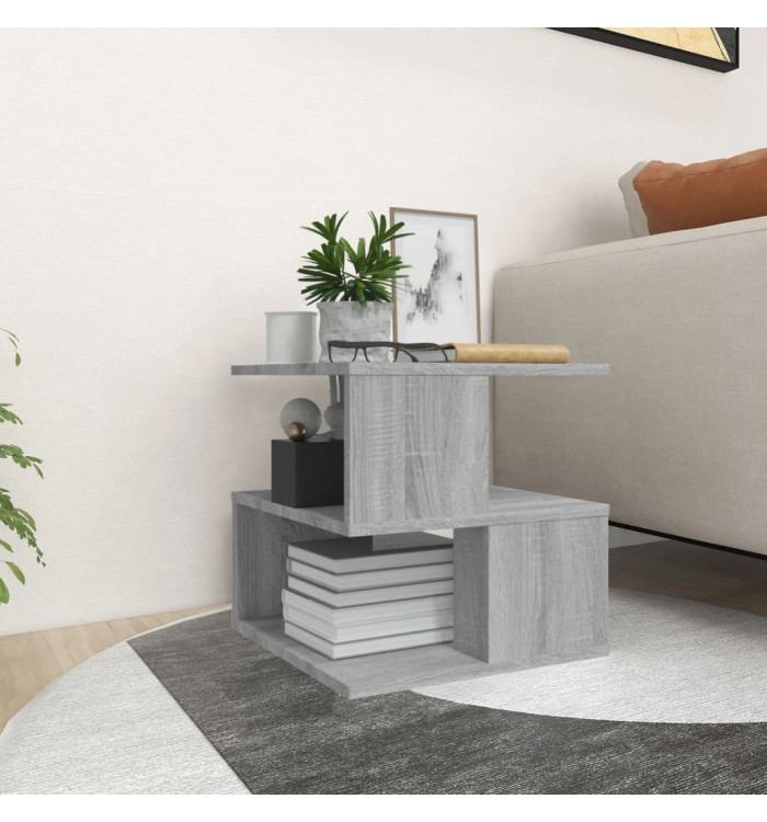 Table d'appoint Sonoma gris 40x40x40 cm Bois d'ingénierie | Mobilier & Déco
