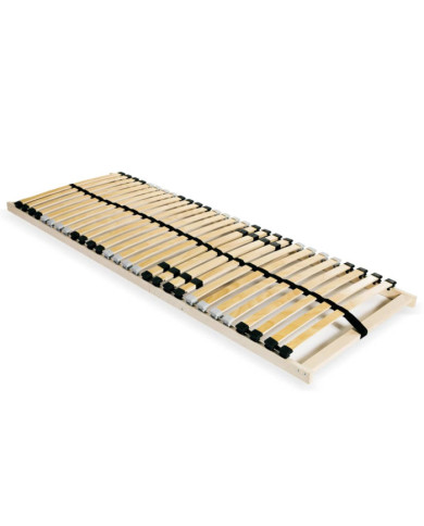 Sommier à lattes sans matelas avec 28 lattes 7 zones 90x200 cm | Mobilier & Déco