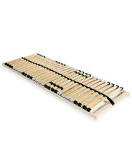 Sommier à lattes sans matelas avec 28 lattes 7 zones 90x200 cm | Mobilier & Déco