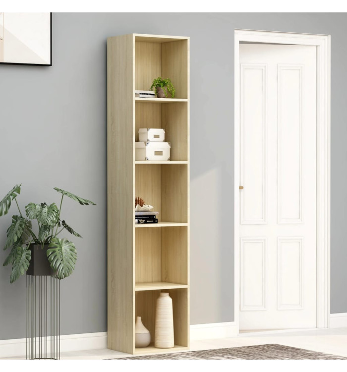 Bibliothèque Chêne sonoma 40x30x189 cm Bois d’ingénierie | Mobilier & Déco
