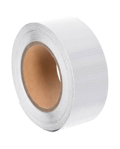 Bande réfléchissante Blanc 5 cmx20 m PVC | Mobilier & Déco