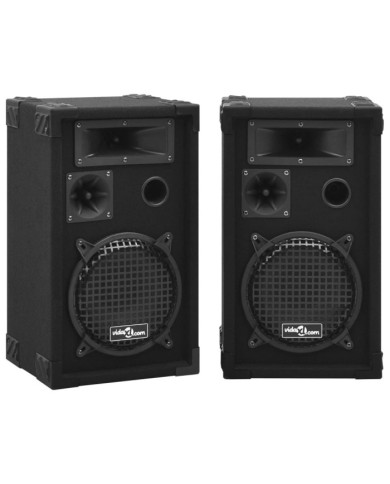 Haut-parleurs scène Hifi passifs professionnels 2 pcs 800W Noir | Mobilier & Déco