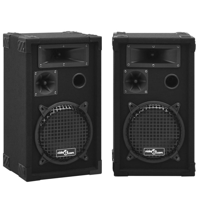 Haut-parleurs scène Hifi passifs professionnels 2 pcs 800W Noir | Mobilier & Déco