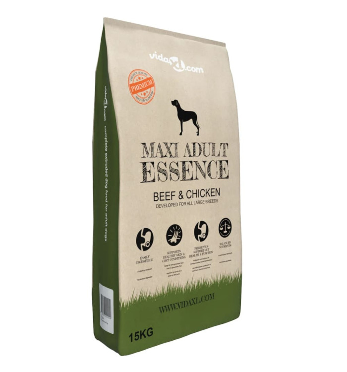 Nourriture sèche chiens Maxi Adult Essence Beef et Chicken 15 kg | Mobilier & Déco