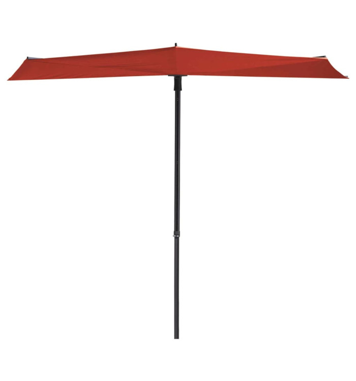 Madison Parasol de balcon Sun Wave 270x150 cm Rouge brique | Mobilier & Déco