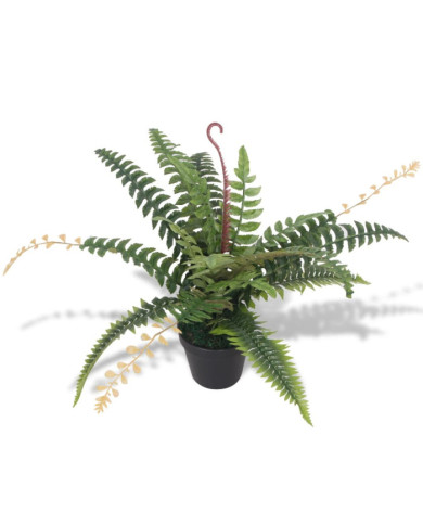 Plante artificielle avec pot Fougère 50 cm Vert | Mobilier & Déco