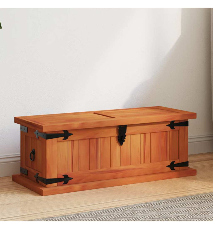 Coffre de rangement 60x25x22 cm Bois d'acacia solide | Mobilier & Déco