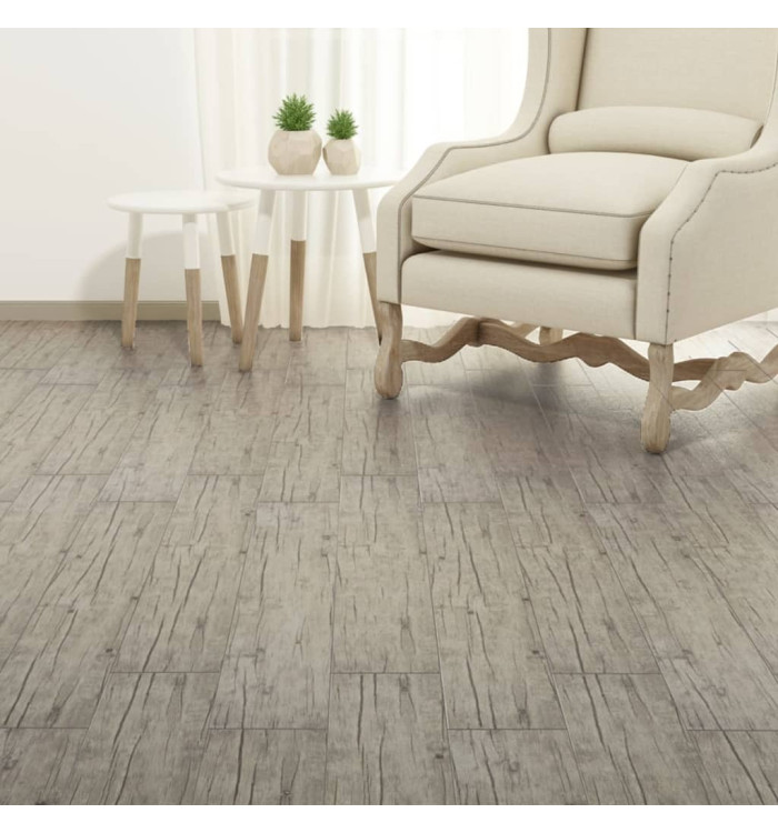 Planches de plancher PVC autoadhésif 2,51 m² 2 mm Chêne délavé | Mobilier & Déco