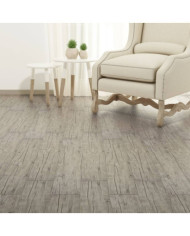 Planches de plancher PVC autoadhésif 2,51 m² 2 mm Chêne délavé | Mobilier & Déco