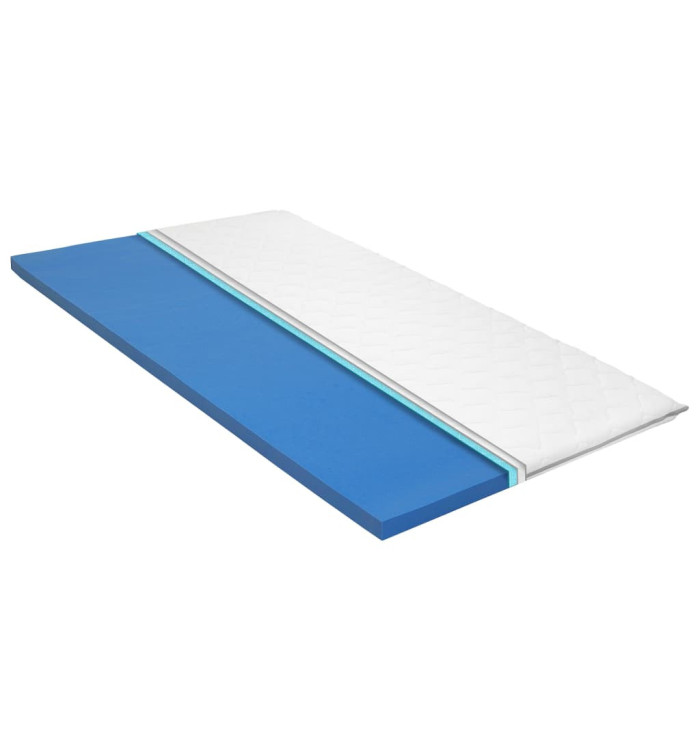 Sur-matelas 100 x 200 cm Mousse à mémoire de forme Visco 6 cm | Mobilier & Déco
