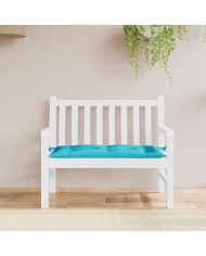 Coussin de banc de jardin turquoise 100x50x7 cm tissu oxford | Mobilier & Déco