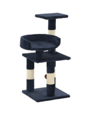 Arbre à chat avec griffoirs en sisal 65 cm Bleu | Mobilier & Déco
