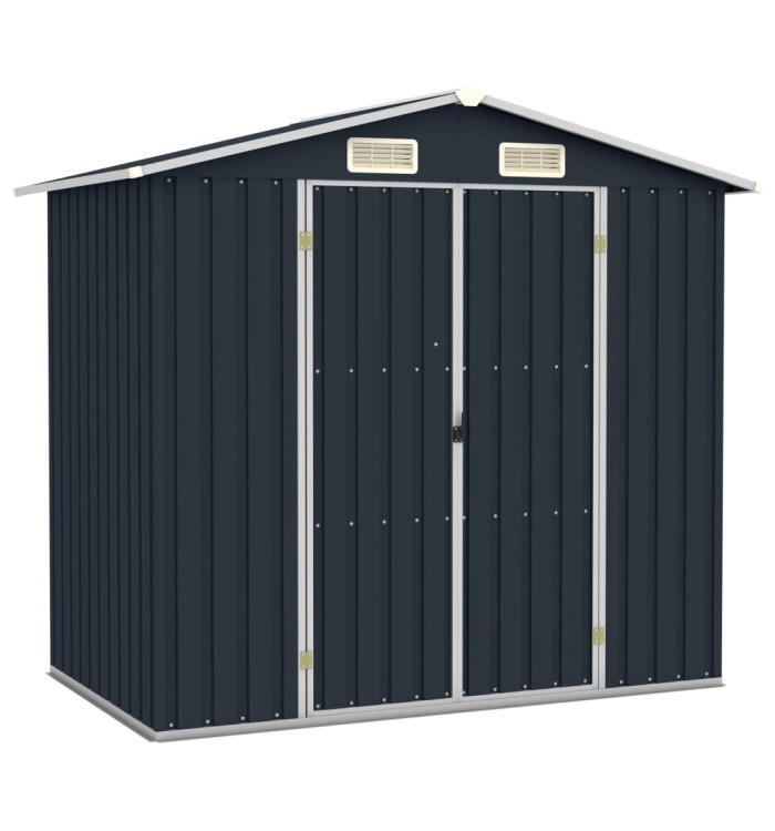Abri de jardin Anthracite 205x129x183 cm Acier galvanisé | Mobilier & Déco