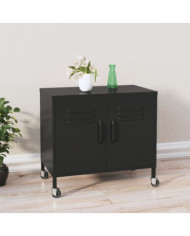 Armoire de rangement Noir 60x35x56 cm Acier | Mobilier & Déco
