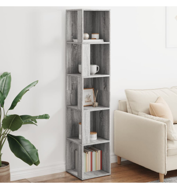 Armoire d'angle Sonoma gris 33x33x164,5 cm Bois d'ingénierie | Mobilier & Déco