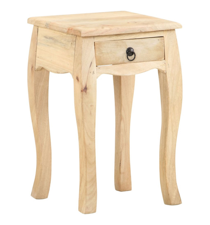 Table de chevet 28x28x46 cm Bois de manguier massif | Mobilier & Déco