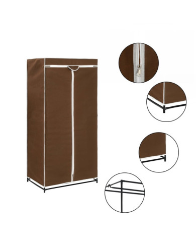 Garde-robe Marron 75x50x160 cm | Mobilier & Déco