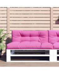 Coussins de palette lot de 2 rose tissu | Mobilier & Déco