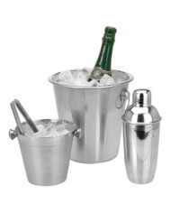 Excellent Houseware Ensemble de bar 4 pcs Acier inoxydable | Mobilier & Déco